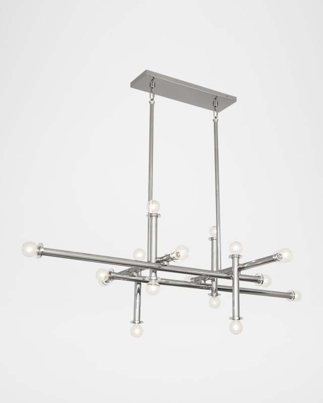 Milano 16-Light Linear Chandelier